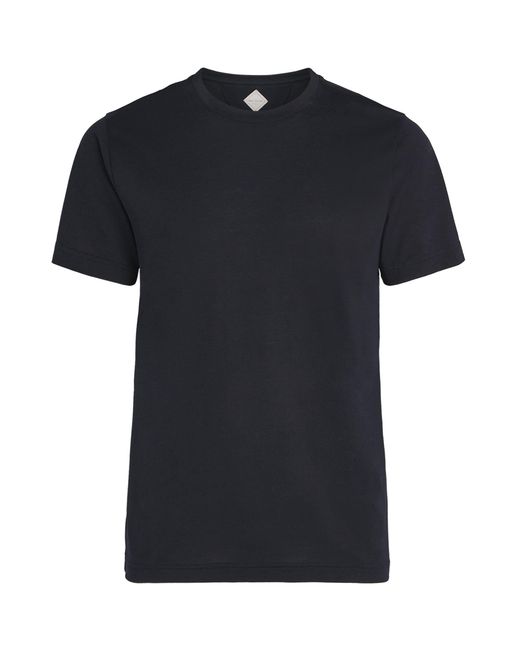 Pal Zileri Black Cotton T-Shirt for men
