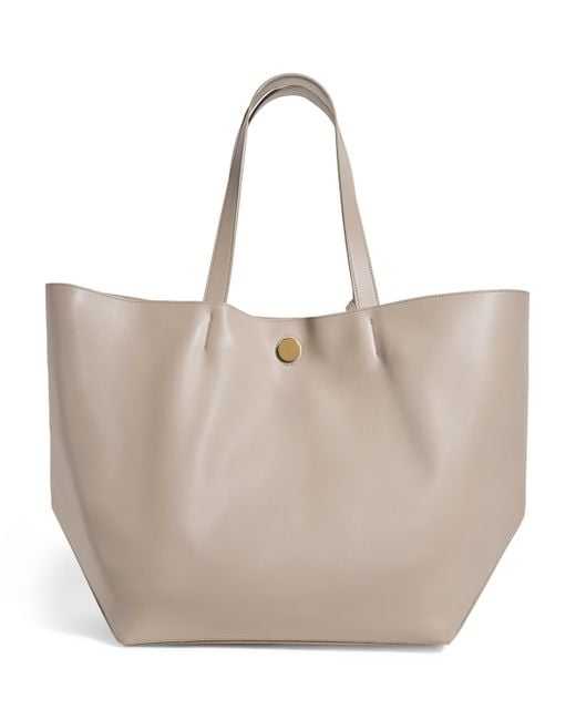 Fabiana Filippi Natural Leather Tote Bag