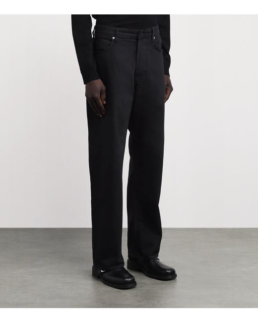 Stone Island Black Light Bull Loose-Fit Jeans for men