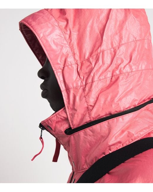 Stone Island Pink Nylon 3L-Tc Hooded Jacket for men