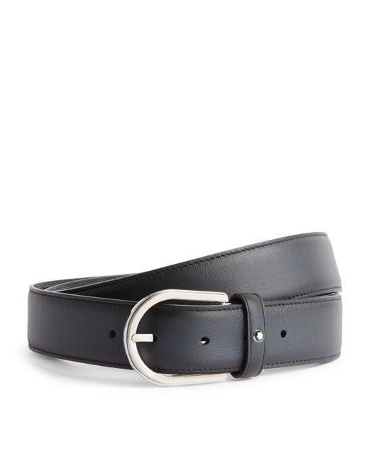 Montblanc Black Leather Business Belt for men