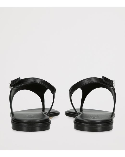 Aeyde Brown Leather Raine Sandals