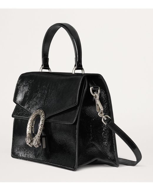 Gucci Black Medium Leather Dionysus Shoulder Bag