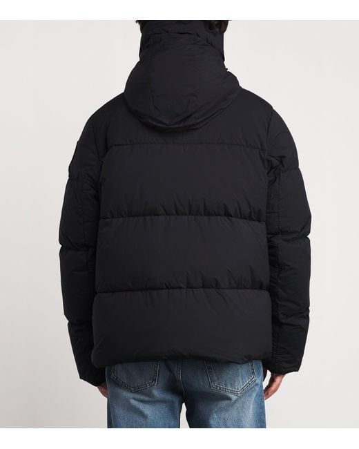 Canada Goose Black Down Packable Enduraluxe Crofton Puffer Jacket for men