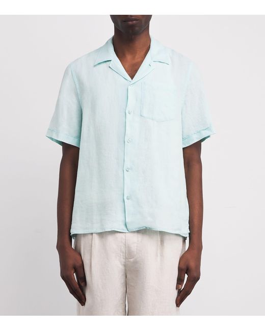 Vilebrequin Blue Linen Charli Shirt