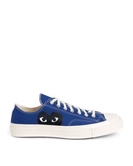 COMME DES GARÇONS PLAY Blue X Converse Heart Chuck Taylor All Star '70 Low-Top Sneakers for men