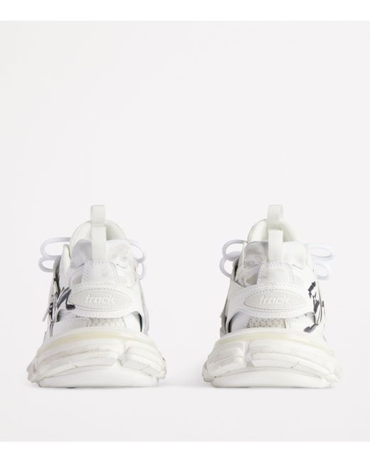 Balenciaga White Track Signature Sneaker