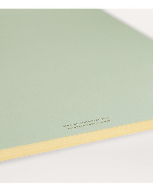 Harrods White Plain A4 Jotter Notepad