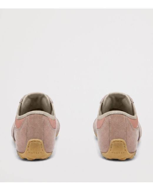 McQueen Pink Suede Boxe Sneakers