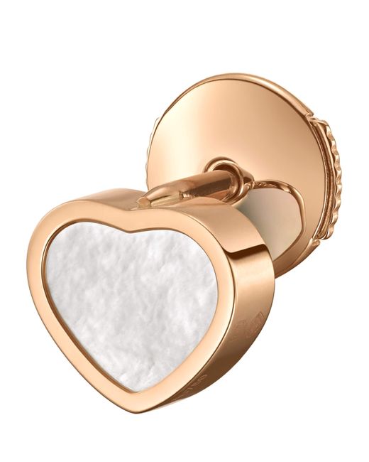 Chopard Natural And Mother-Of-Pearl My Happy Hearts Single Earring