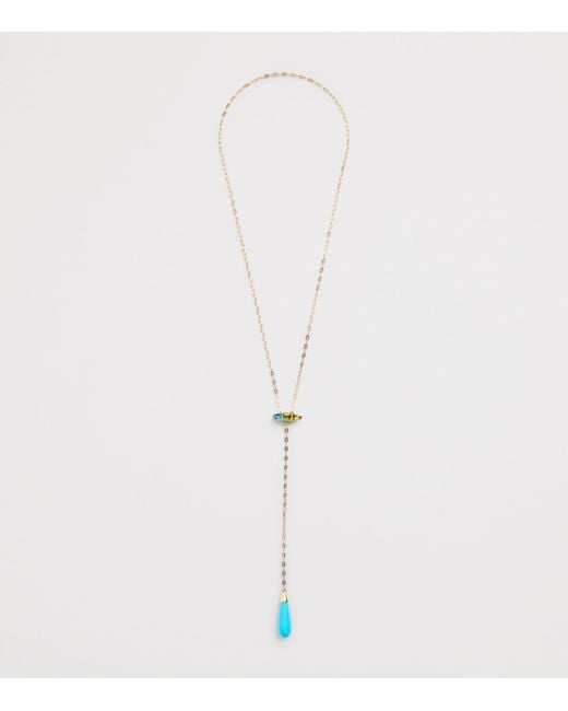 Emily P. Wheeler Metallic Topaz, Peridot, Tourmaline And Helix Lariat Necklace