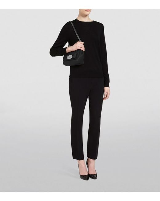 Mulberry Black Leather Lily Shoulder Bag