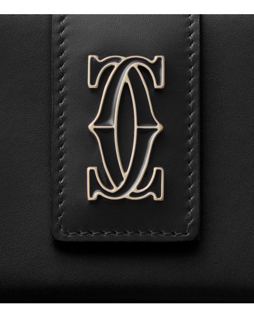 Cartier Black C De Card Holder