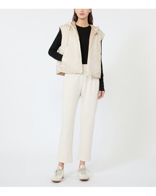Weekend by Maxmara Natural Reversible Hooded Puffer Gilet
