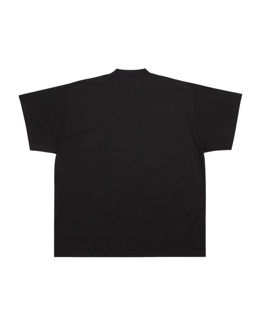 Balenciaga Black Oversized Logo T-shirt