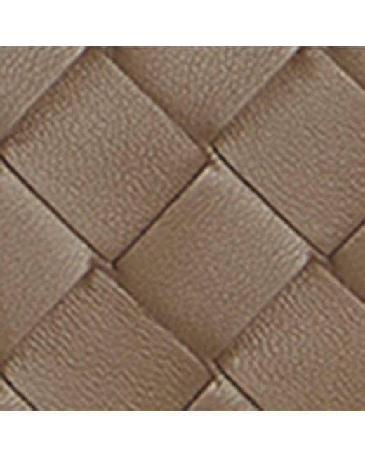 Bottega Veneta Metallic Leather Intrecciato Andiamo Shoulder Bag