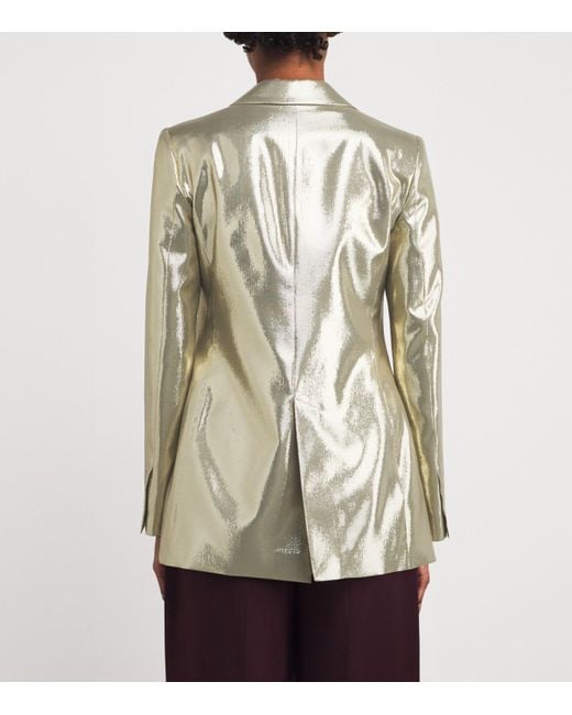 Sa Su Phi Metallic Silk-Blend Andrea Jacket