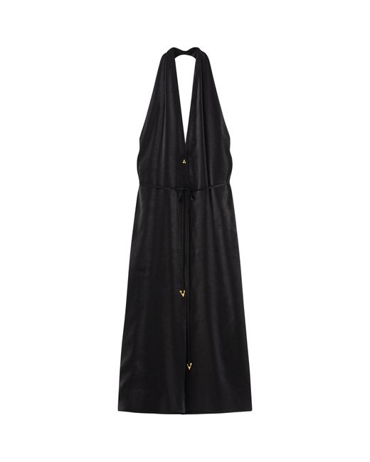 Aeron Black Halterneck Seraphine Dress