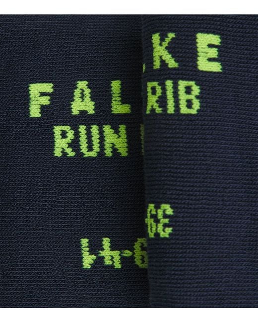 Falke Blue Run Rib Socks for men
