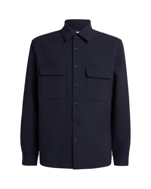 Sandro Blue Straight-Fit Shirt for men