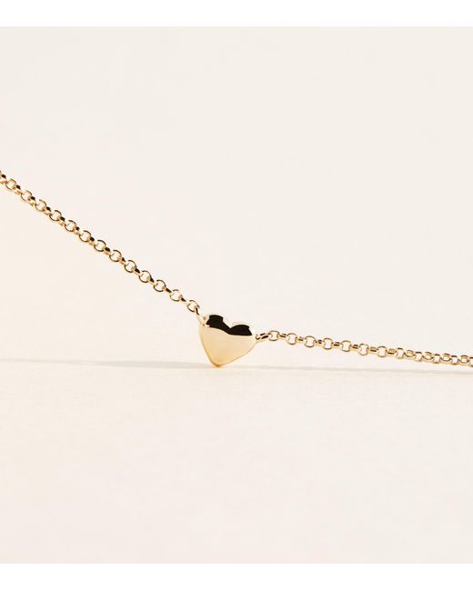 Astrid & Miyu Metallic Plated Sterling Heart Necklace