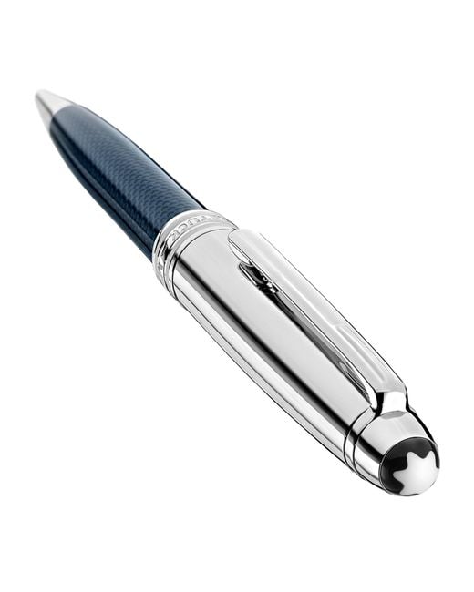 Montblanc White Meisterstück Solitaire Doué Hour Classique Ballpoint Pen