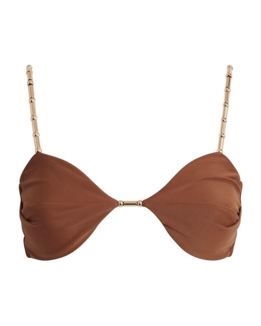 Devon Windsor Brown Emmie Bikini Top