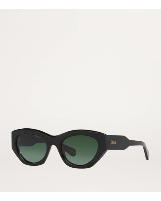 Chloé Green Metal Ch0220S Sunglasses
