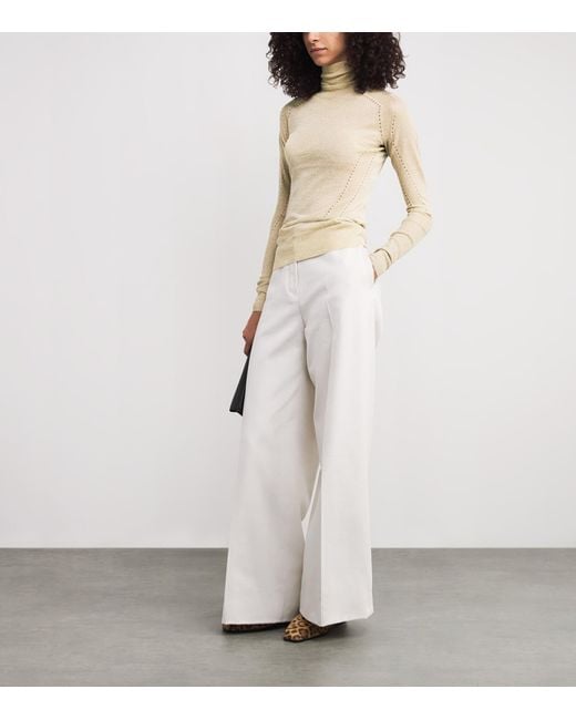Joseph Natural Metallic Lurex Leblanc Sweater