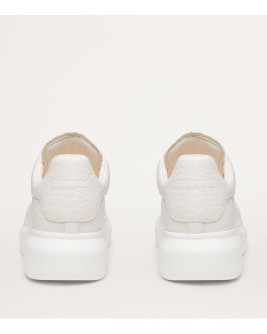 McQueen White Leather Oversized Sneakers