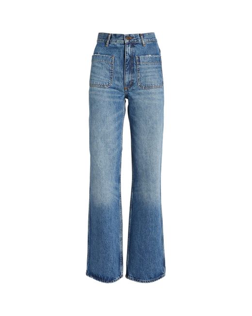 Sandro Blue Flared Jeans