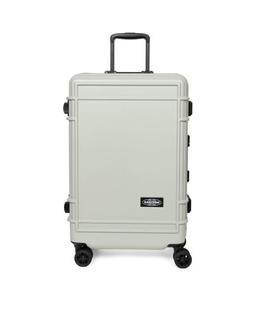 Eastpak Gray Resistr Medium-Size Hard Shell Suitcase