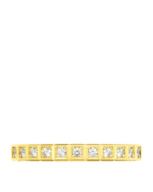 Chopard Metallic And Diamond Ice Cube Ring