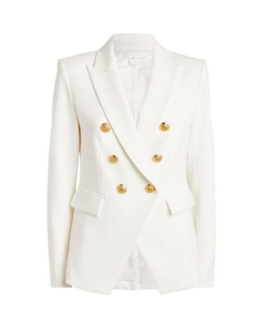 Veronica Beard White Miller Dickey Blazer