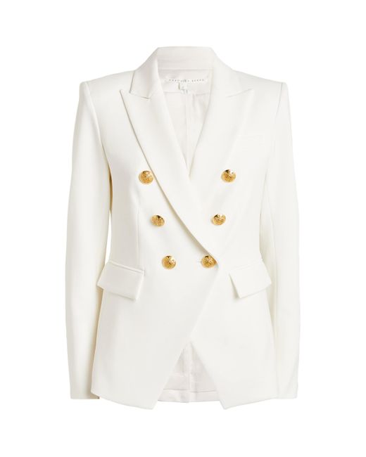 Veronica Beard White Miller Dickey Blazer