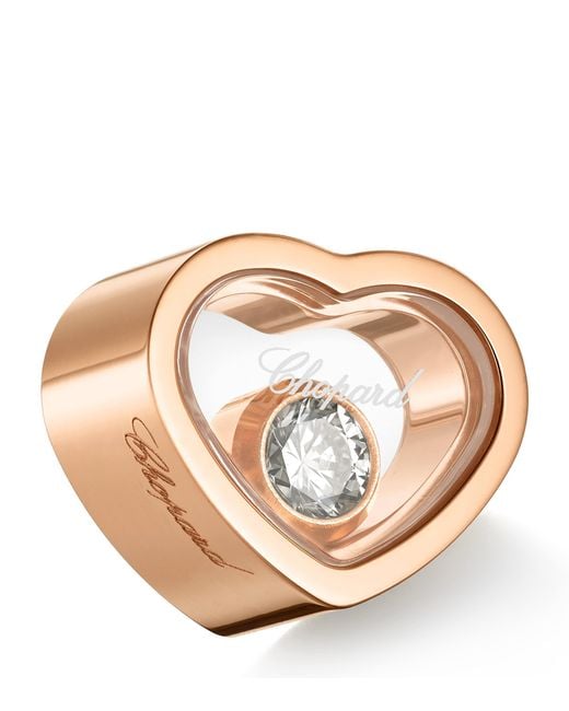 Chopard Natural And Diamond My Happy Hearts Single Earring
