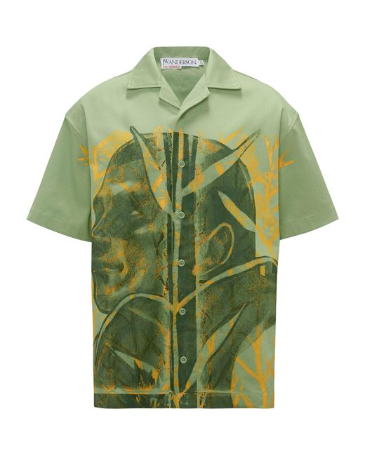J.W. Anderson Green X Pol Anglada Cotton Shirt for men