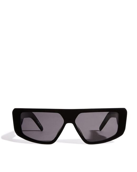 Rick Owens Black Performa Sunglasses for men