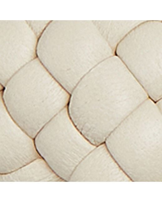 Bottega Veneta White Lambskin Woven Dog Charm for men