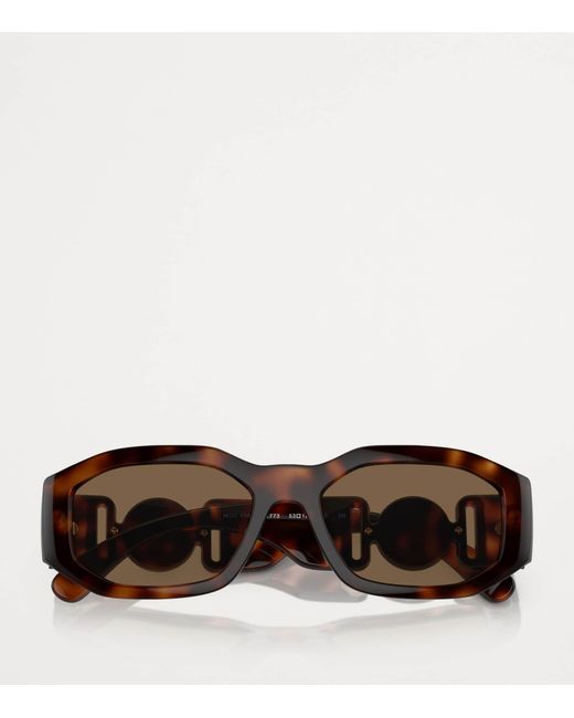 Versace Brown Nylon Sunglasses for men