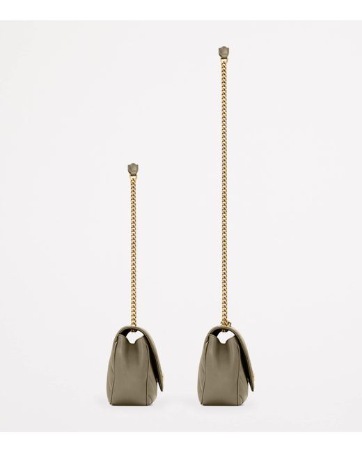 Saint Laurent Metallic Small Loulou Shoulder Bag