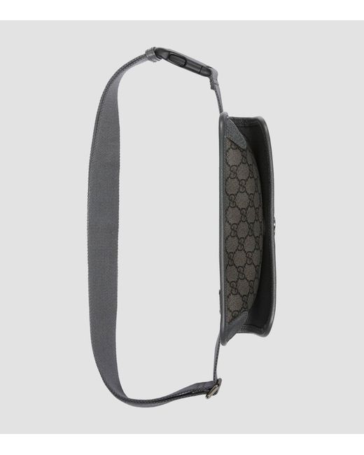 Gucci Gray Small Gg Supreme Ophidia Belt Bag for men