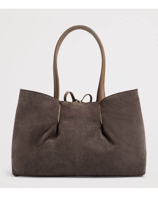 Bottega Veneta Brown Leather Reversible Pinacoteca Top-Handle Bag