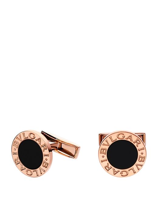 BVLGARI Multicolor And Onyx Cufflinks for men