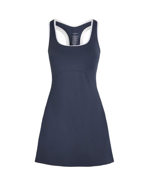 Varley Blue Ruan Court Mini Dress