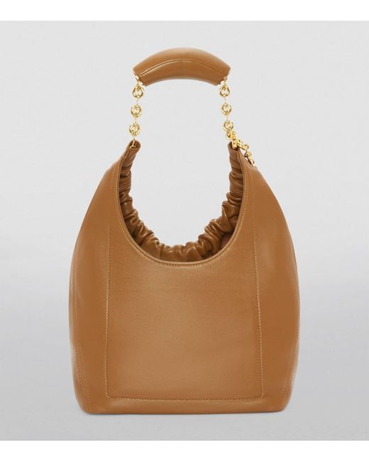Loewe Brown Small Leather Squeeze Top-Handle Bag