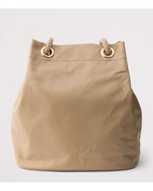 Prada Natural Large Re-Nylon Mariner Bucket Bag