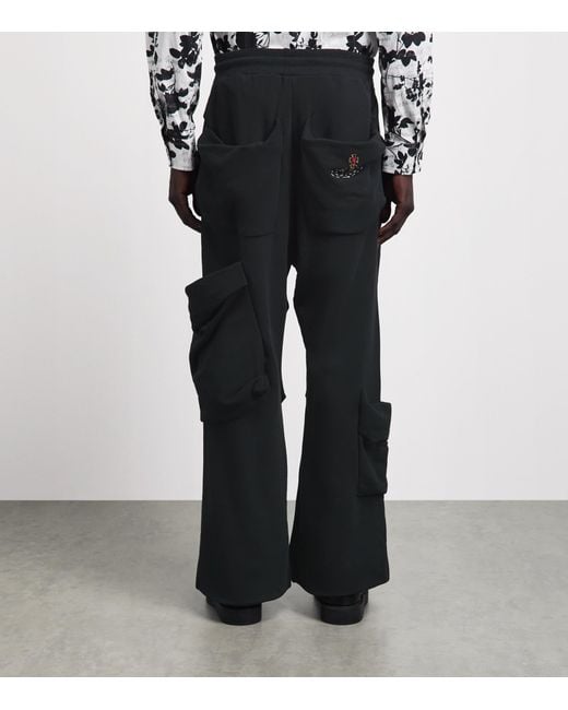 Vivienne Westwood Black Cotton Achilles Sweatpants for men