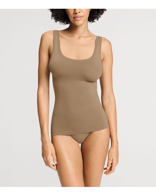 Hanro Brown Touch Feeling Tank Top