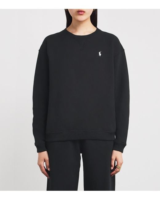 Polo Ralph Lauren Black Fleece Polo Pony Sweatshirt